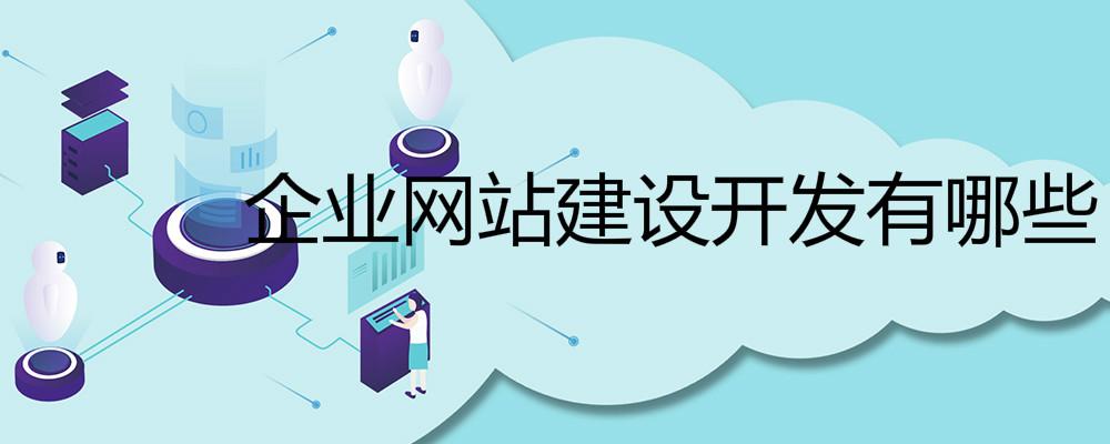 企業(yè)網(wǎng)站建設(shè)開發(fā)有哪些